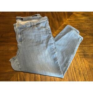 Liverpool Los Angeles Denim Jeans Woman Size 22W Ankle Skinny Blue Plus Size